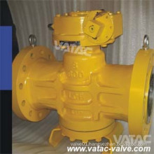 Electric/Pneumatic Operated Lubricated Eccentric Plug Valve